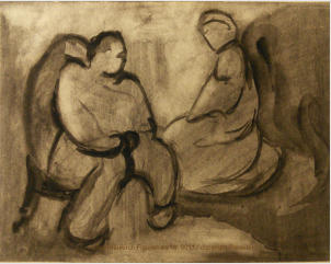 Josef Neukirch Figuren sw Nr. 0011 / copyright Peneder