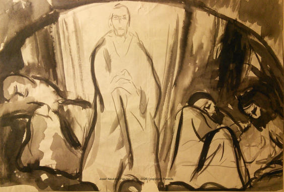 Josef Neukirch Figuren sw Nr. 0026 / copyright Peneder