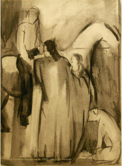 Josef Neukirch Figuren sw Nr. 0022 / copyright Peneder